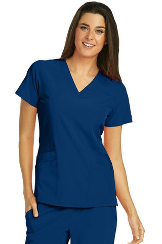 Barco One Scrub Top 4 Way Stretch Barco One - Ladies Vet Scrub Top 5106