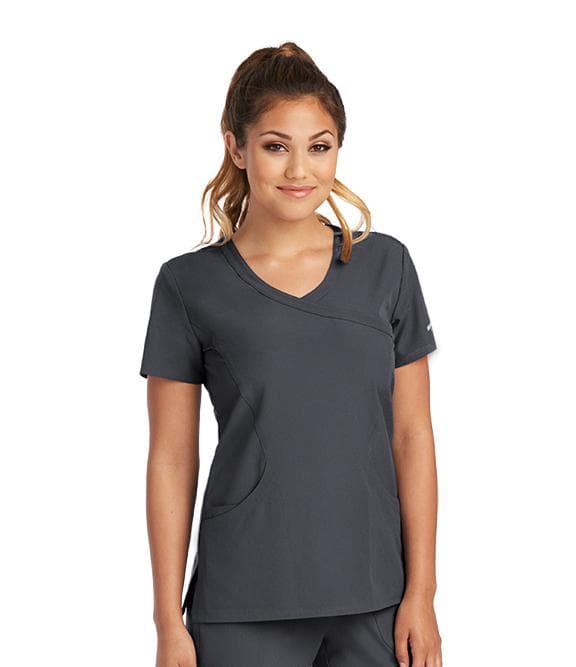 Skechers by BARCO Scrub Top XXS / 18 Pewter Ladies Reliance Scrub Top | Express Dispatch