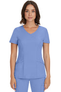 Ladies Madison Scrub Top 1X-3X